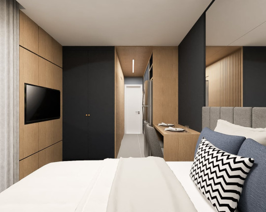 Imagem Apartamento com 1 Quarto à Venda, 24 m² em Mercês - Curitiba