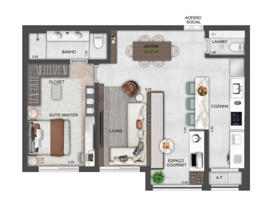 Imagem Apartamento com 3 Quartos à Venda, 122 m² em Brooklin Paulista - São Paulo Imagem Apartamento com 3 Quartos à Venda, 122 m² em Brooklin Paulista - São Paulo