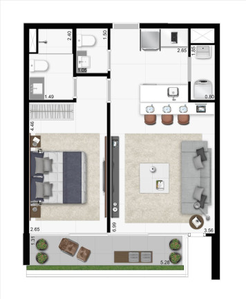Imagem Apartamento à Venda, 37 m² em Pinheiros - São Paulo