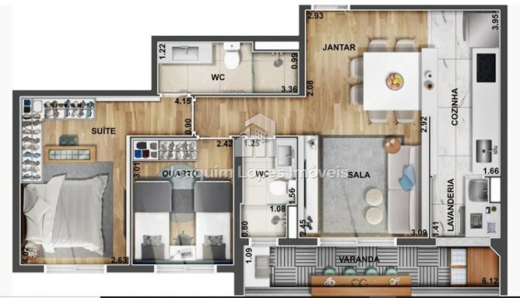 Imagem Apartamento com 2 Quartos à Venda, 56 m² em Vila Rosália - Guarulhos