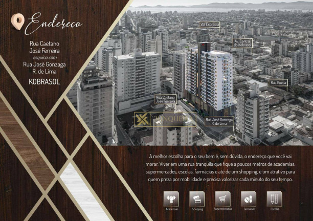 Imagem Apartamento com 3 Quartos à Venda, 116 m² em Kobrasol - São José Imagem Apartamento com 3 Quartos à Venda, 116 m² em Kobrasol - São José