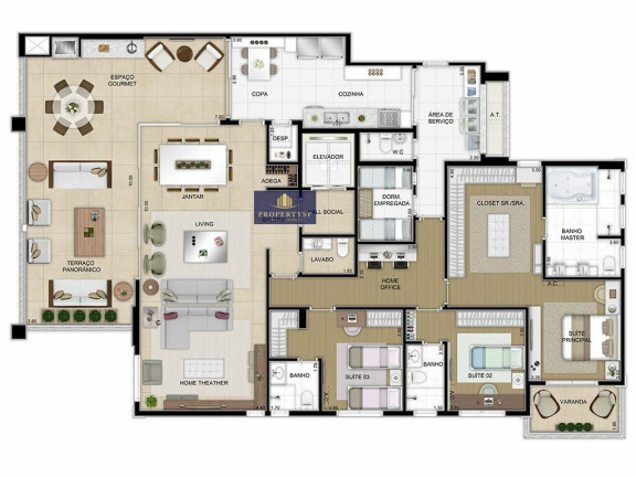 Imagem Apartamento com 4 Quartos à Venda, 244 m² em água Branca - São Paulo Imagem Apartamento com 4 Quartos à Venda, 244 m² em água Branca - São Paulo