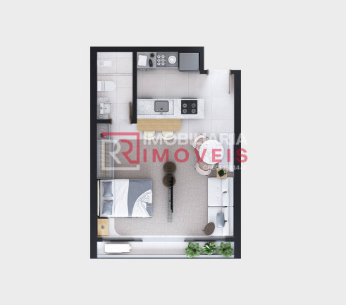 Imagem Apartamento com 1 Quarto à Venda, 35 m² em Parque Das Emas - Lucas Do Rio Verde Imagem Apartamento com 1 Quarto à Venda, 35 m² em Parque Das Emas - Lucas Do Rio Verde