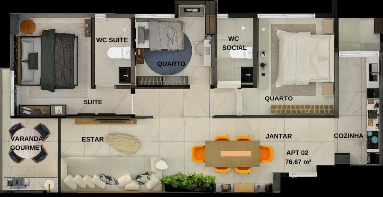 Imagem Apartamento com 3 Quartos à Venda, 76 m² em Intermares - Cabedelo Imagem Apartamento com 3 Quartos à Venda, 76 m² em Intermares - Cabedelo