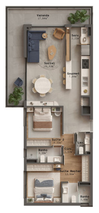 Imagem Apartamento com 2 Quartos à Venda, 90 m² em Petrópolis - Porto Alegre
