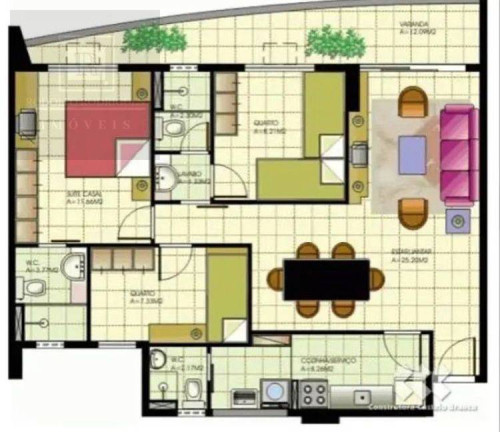 Imagem Apartamento com 3 Quartos à Venda, 82 m² em Meireles - Fortaleza