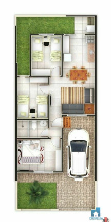 Imagem Casa com 3 Quartos à Venda, 57 m² em Jardim Carvalho - Ponta Grossa Imagem Casa com 3 Quartos à Venda, 57 m² em Jardim Carvalho - Ponta Grossa