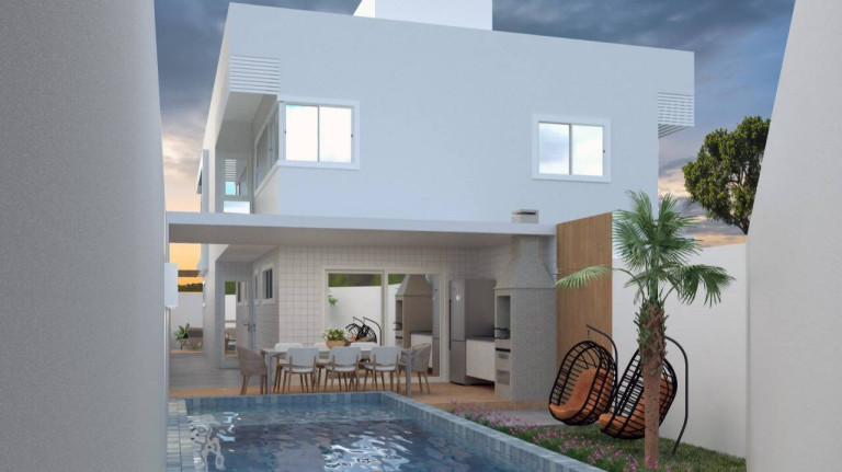 Imagem Casa com 4 Quartos à Venda, 128 m² em Carapibus - Conde Imagem Casa com 4 Quartos à Venda, 128 m² em Carapibus - Conde