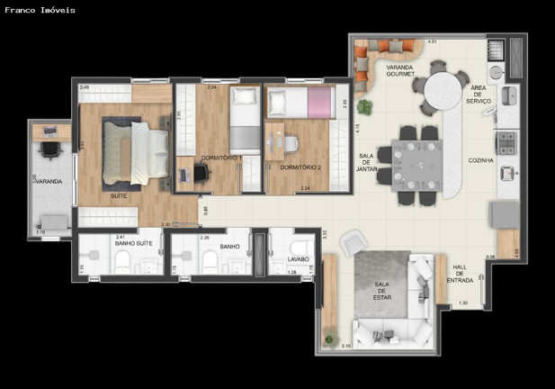 Imagem Apartamento com 3 Quartos à Venda, 112 m² em Vila Floresta - Santo André Imagem Apartamento com 3 Quartos à Venda, 112 m² em Vila Floresta - Santo André
