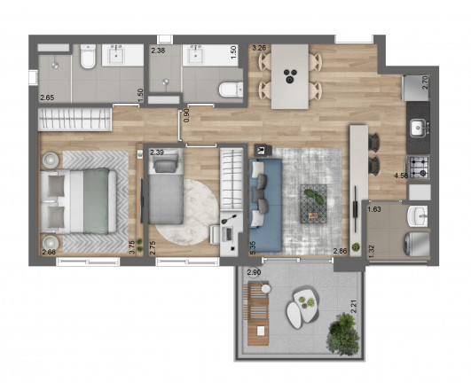 Imagem Apartamento com 1 Quarto à Venda, 37 m² em Pinheiros - São Paulo Imagem Apartamento com 1 Quarto à Venda, 37 m² em Pinheiros - São Paulo