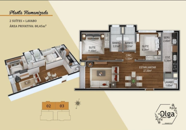 Imagem Apartamento com 2 Quartos à Venda, 81 m² em Centro - Gramado Imagem Apartamento com 2 Quartos à Venda, 81 m² em Centro - Gramado