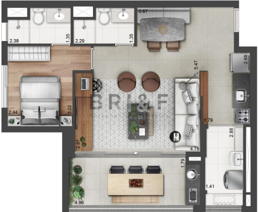 Imagem Apartamento com 2 Quartos à Venda, 64 m² em Alto Da Boa Vista - São Paulo Imagem Apartamento com 2 Quartos à Venda, 64 m² em Alto Da Boa Vista - São Paulo
