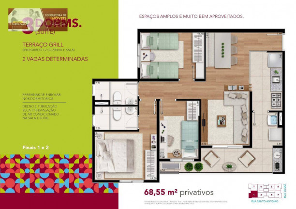 Imagem Apartamento com 3 Quartos à Venda, 68 m² em Vila Galvão - Guarulhos Imagem Apartamento com 3 Quartos à Venda, 68 m² em Vila Galvão - Guarulhos