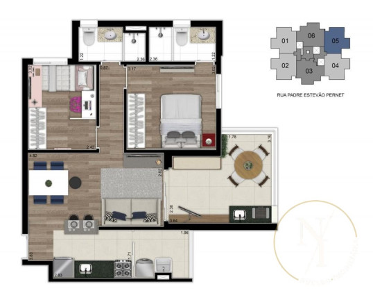 Imagem Apartamento com 2 Quartos à Venda, 65 m² em Vila Gomes Cardim - São Paulo