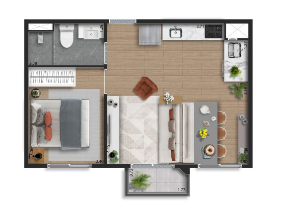 Imagem Apartamento com 2 Quartos à Venda, 35 m² em Vila Romana - São Paulo Imagem Apartamento com 2 Quartos à Venda, 35 m² em Vila Romana - São Paulo