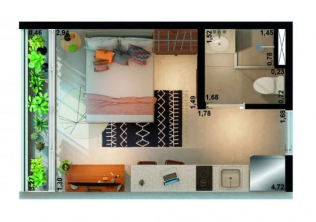 Imagem Imóvel com 1 Quarto à Venda, 23 m² em Campos Elíseos - São Paulo Imagem Imóvel com 1 Quarto à Venda, 23 m² em Campos Elíseos - São Paulo