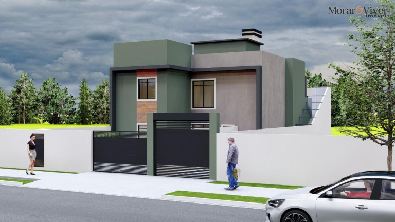 Imagem Casa com 3 Quartos à Venda, 69 m² em Santo Antônio - São José Dos Pinhais