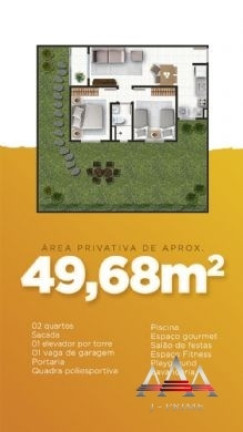 Imagem Apartamento com 2 Quartos à Venda, 49 m² em Jardim Presidente I - Cuiabá Imagem Apartamento com 2 Quartos à Venda, 49 m² em Jardim Presidente I - Cuiabá