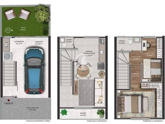 Imagem Sobrado com 2 Quartos à Venda, 78 m² em Colina Sorriso - Caxias Do Sul Imagem Sobrado com 2 Quartos à Venda, 78 m² em Colina Sorriso - Caxias Do Sul