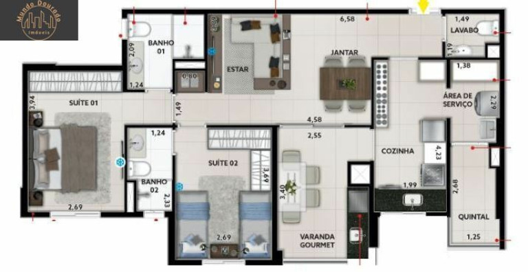 Imagem Apartamento com 2 Quartos à Venda, 85 m² em Fundação - São Caetano Do Sul Imagem Apartamento com 2 Quartos à Venda, 85 m² em Fundação - São Caetano Do Sul