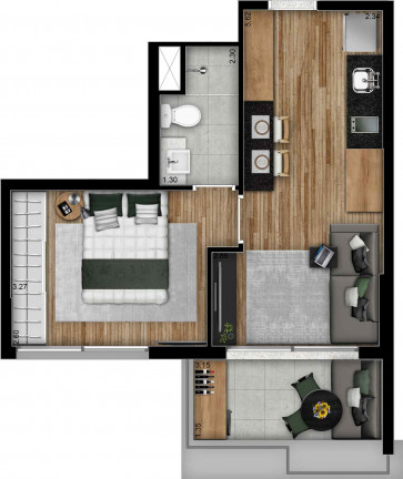 Imagem Studio com 1 Quarto à Venda, 25 m² em Vila Mariana - São Paulo Imagem Studio com 1 Quarto à Venda, 25 m² em Vila Mariana - São Paulo
