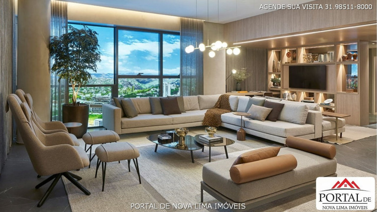 Imagem Apartamento com 4 Quartos à Venda, 199 m² em Vila Da Serra - Nova Lima