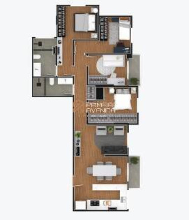 Imagem Apartamento com 2 Quartos à Venda, 52 m² em Jardim Satélite - São José Dos Campos
