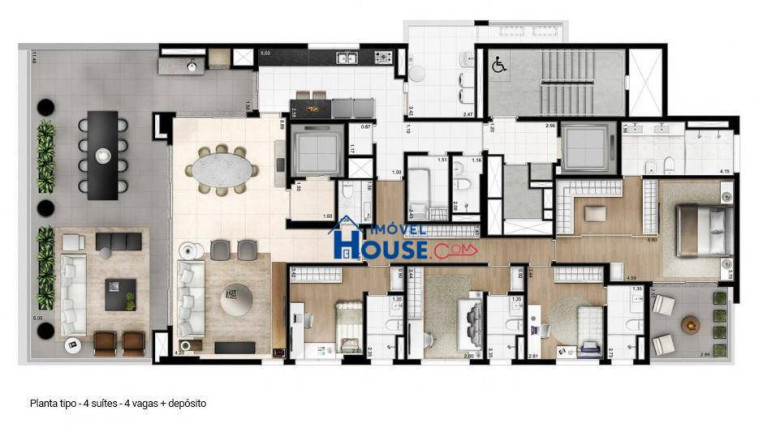 Imagem Apartamento com 4 Quartos à Venda, 278 m² em Moema - São Paulo Imagem Apartamento com 4 Quartos à Venda, 278 m² em Moema - São Paulo