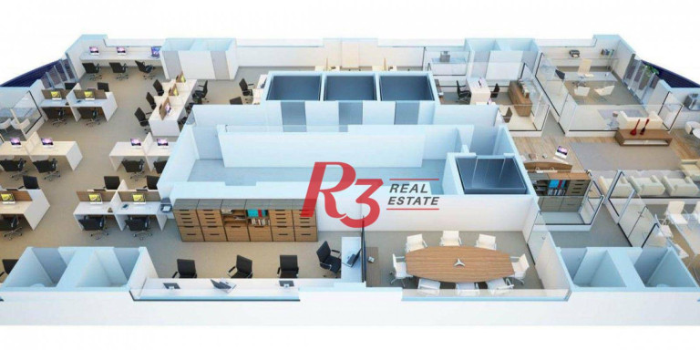 Imagem Sala Comercial à Venda, 35 m² em Ponta Da Praia - Santos