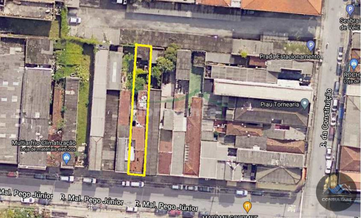 Imagem Terreno à Venda, 200 m² em Docas - Santos Imagem Terreno à Venda, 200 m² em Docas - Santos