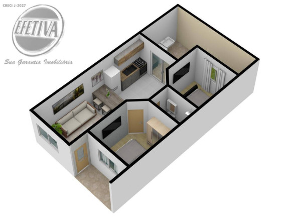 Imagem Casa com 2 Quartos à Venda, 56 m² em Costa Azul - Matinhos Imagem Casa com 2 Quartos à Venda, 56 m² em Costa Azul - Matinhos