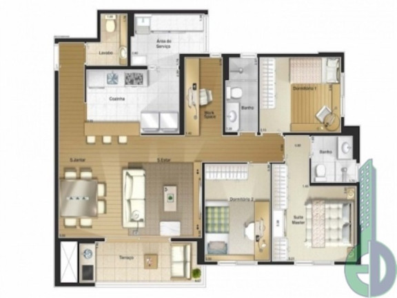Imagem Imóvel com 3 Quartos à Venda, 125 m² em Boa Vista - São Caetano Do Sul Imagem Imóvel com 3 Quartos à Venda, 125 m² em Boa Vista - São Caetano Do Sul