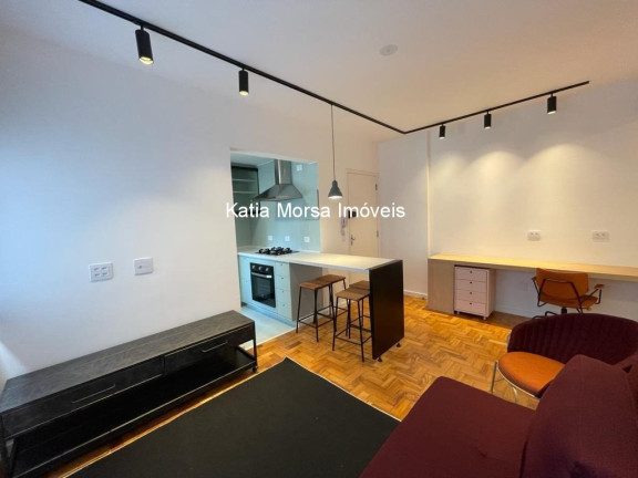 Imagem Apartamento com 1 Quarto para Alugar, 50 m² em Jardim America - São Paulo Imagem Apartamento com 1 Quarto para Alugar, 50 m² em Jardim America - São Paulo