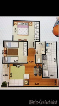 Imagem Apartamento com 2 Quartos à Venda, 52 m² em Jardim Guaruja - Sorocaba