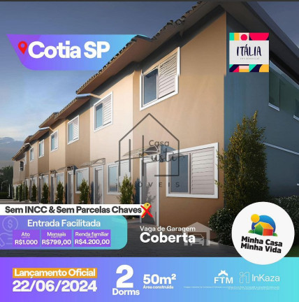 Imagem Apartamento com 2 Quartos à Venda, 50 m² em Outeiro De Passárgada - Cotia Imagem Apartamento com 2 Quartos à Venda, 50 m² em Outeiro De Passárgada - Cotia
