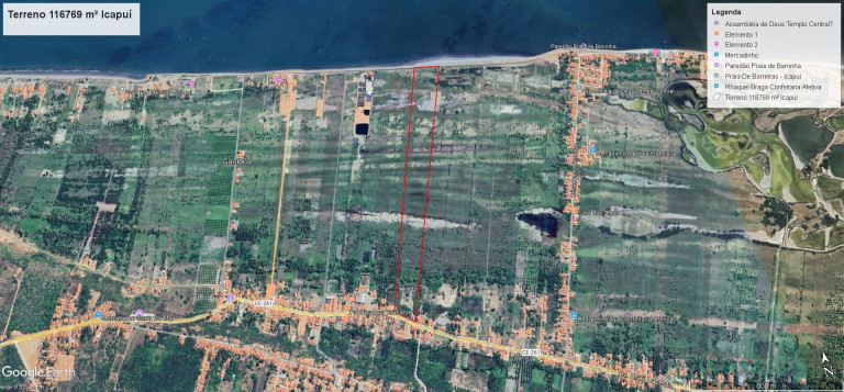 Imagem Terreno à Venda, 116.769 m² em Gamboa - Icapuí Imagem Terreno à Venda, 116.769 m² em Gamboa - Icapuí