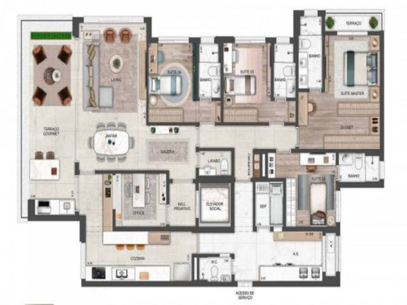Imagem Apartamento com 4 Quartos à Venda, 220 m² em Vila Romana - São Paulo Imagem Apartamento com 4 Quartos à Venda, 220 m² em Vila Romana - São Paulo