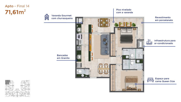Imagem Apartamento com 2 Quartos à Venda, 61 m² em Praia Grande - Ubatuba Imagem Apartamento com 2 Quartos à Venda, 61 m² em Praia Grande - Ubatuba