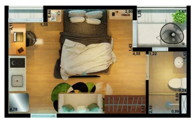 Imagem Imóvel com 1 Quarto à Venda, 23 m² em Campos Elíseos - São Paulo Imagem Imóvel com 1 Quarto à Venda, 23 m² em Campos Elíseos - São Paulo