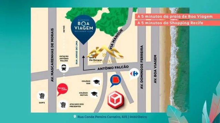 Apartamento com 2 Quartos à Venda, 44 m² em Imbiribeira - Recife