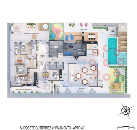 Imagem Cobertura com 4 Quartos à Venda, 69 m² em Gutierrez - Belo Horizonte Imagem Cobertura com 4 Quartos à Venda, 69 m² em Gutierrez - Belo Horizonte
