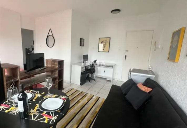 Imagem Apartamento com 1 Quarto para Alugar, 39 m² em Aparecida - Santos Imagem Apartamento com 1 Quarto para Alugar, 39 m² em Aparecida - Santos