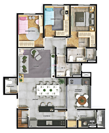 Imagem Apartamento com 2 Quartos à Venda, 58 m² em Jardim Do Lago - Jundiaí Imagem Apartamento com 2 Quartos à Venda, 58 m² em Jardim Do Lago - Jundiaí