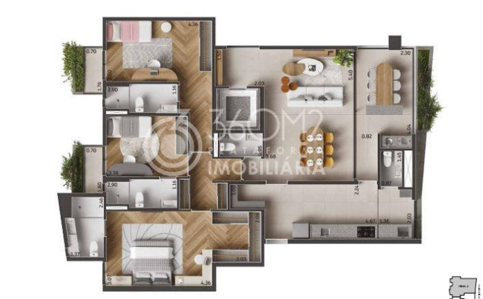 Imagem Apartamento com 3 Quartos à Venda, 128 m² em Jardim - Santo André Imagem Apartamento com 3 Quartos à Venda, 128 m² em Jardim - Santo André