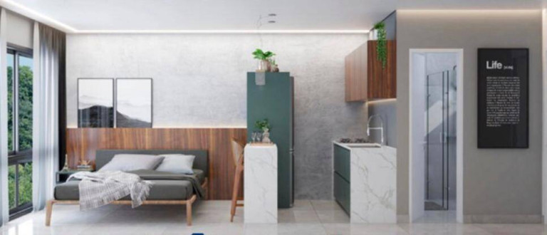 Imagem Apartamento com 1 Quarto à Venda, 30 m² em Cabo Branco - João Pessoa