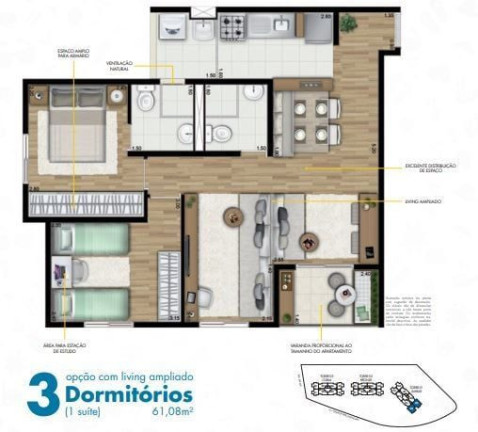 Imagem Apartamento com 2 Quartos à Venda, 45 m² em Vila Carrão - São Paulo Imagem Apartamento com 2 Quartos à Venda, 45 m² em Vila Carrão - São Paulo