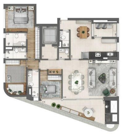 Imagem Apartamento com 3 Quartos à Venda, 152 m² em Itaim Bibi - São Paulo