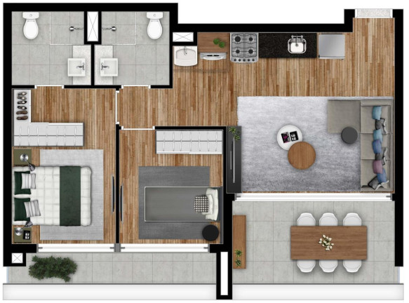 Imagem Apartamento com 2 Quartos à Venda, 68 m² em Vila Mariana - São Paulo