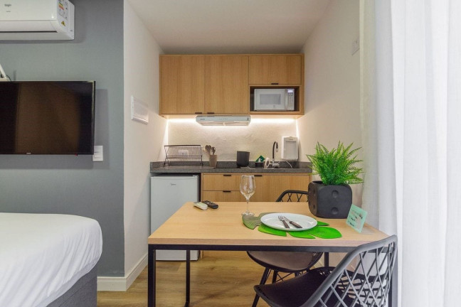 Imagem Apartamento com 1 Quarto para Alugar, 17 m² em Prado Velho - Curitiba