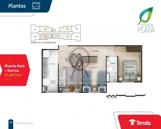 Imagem Imóvel com 1 Quarto à Venda, 41 m² em Piatã - Salvador